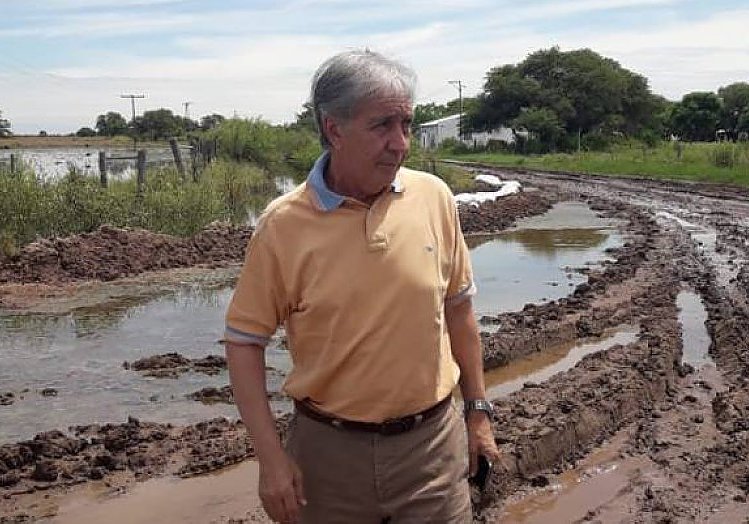 Las lluvias siguen complicando el departamento 9 de Julio