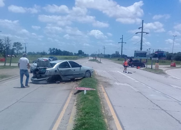 Brinkmann: Accidente en el cruce de las rutas 1 y 17