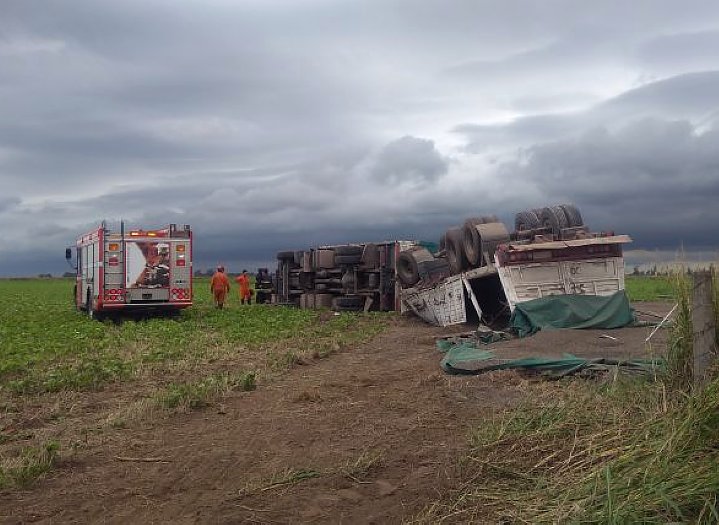 Camionero murió en un accidente en cercanías de Freyre
