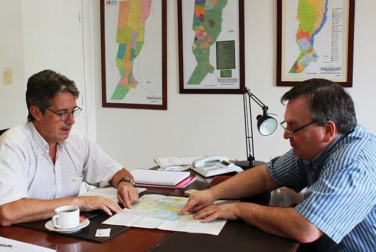 Michlig y Garibay se reunieron por obras de infraestructura