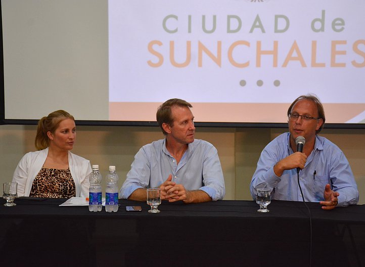 Sunchales: Importante aporte de la provincia para reconstruir pavimento