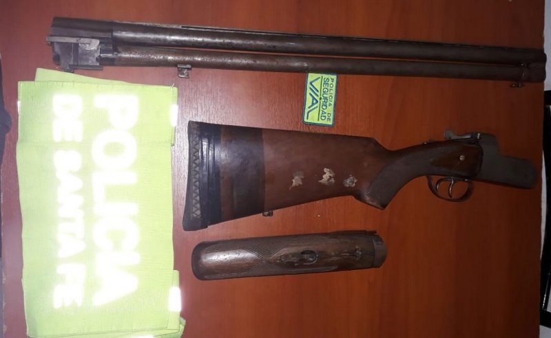 Secuestraron una escopeta en un control vial