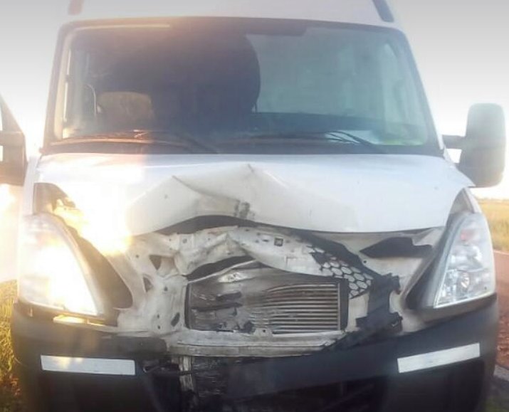 Vehículo de la Municipalidad de Suardi protagonizó un accidente