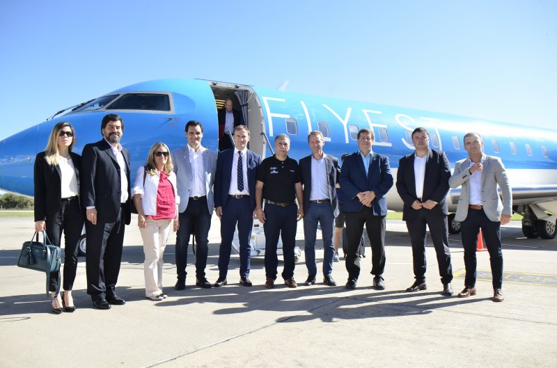 Comenzaron los vuelos de Flyest entre Sunchales y Buenos Aires