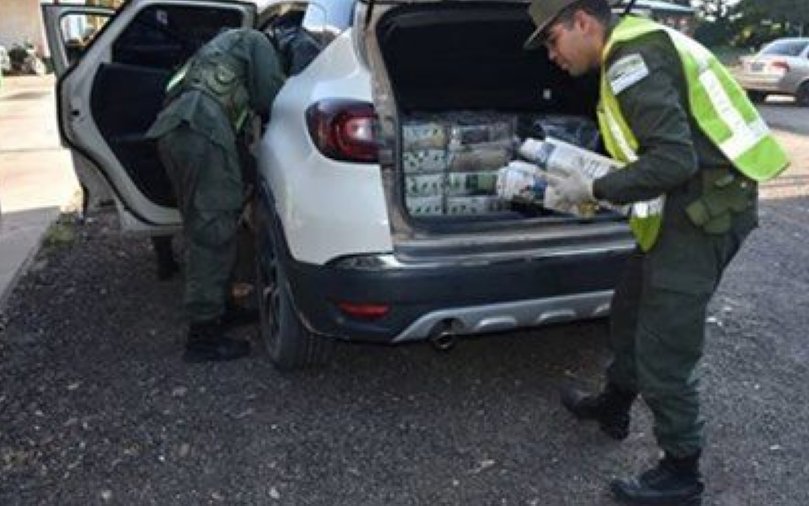 Incautaron gran cargamento de hojas de coca en San Cristóbal
