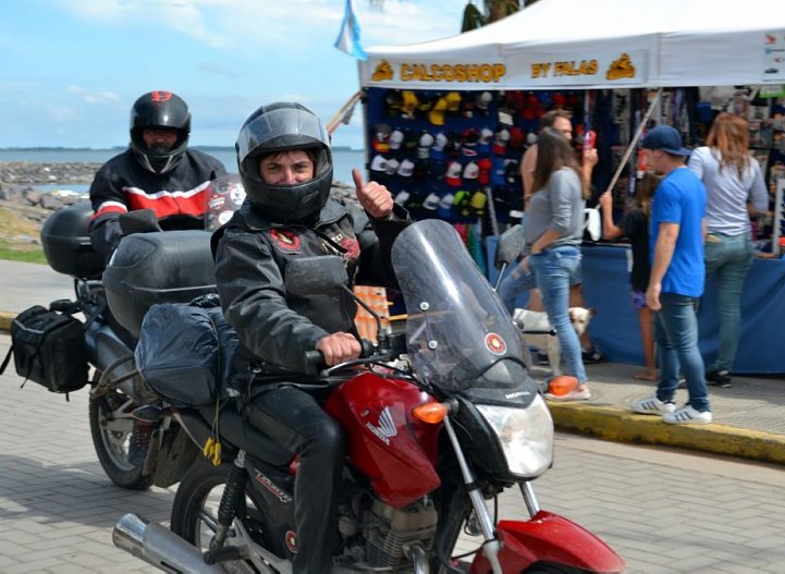 En Miramar se reunieron motoqueros de todo el país