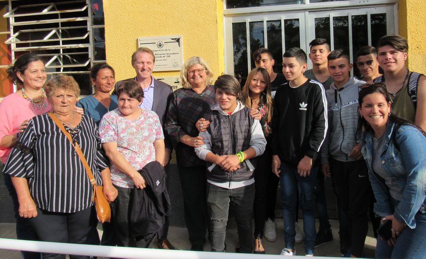 Sunchales: Inauguraron la Escuela Secundaria Nº 709