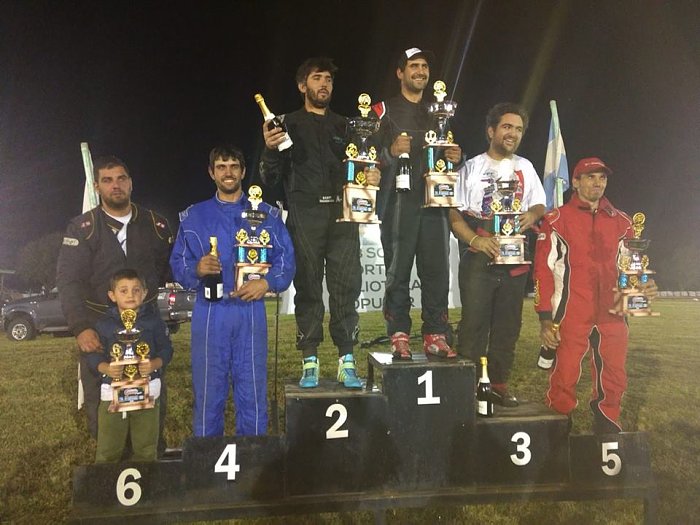 Lucas Gorgerino ganó en la 1° fecha del Midgets Cordobés