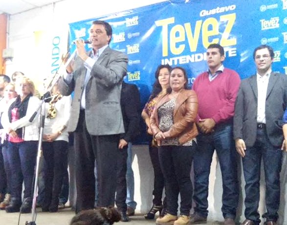 Tévez presentó la lista que buscará seguir gobernando Brinkmann