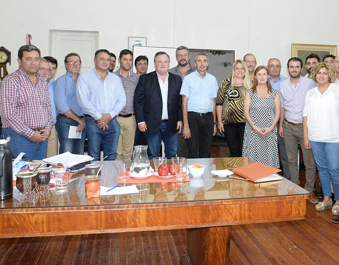 Comitiva departamental se reunió con la Ministra Uboldi