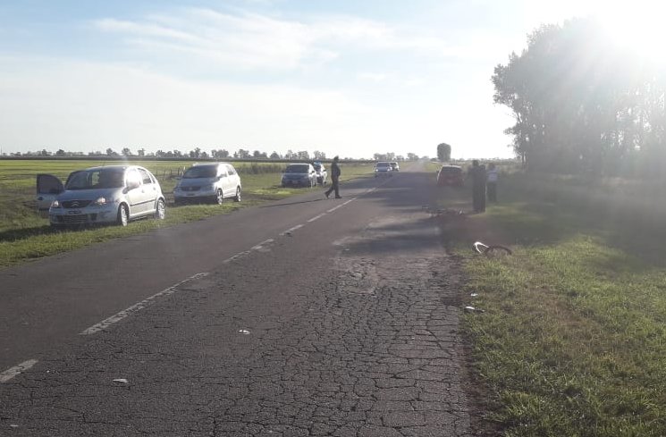 Ciclista accidentada en Vignaud fue derivada a Córdoba