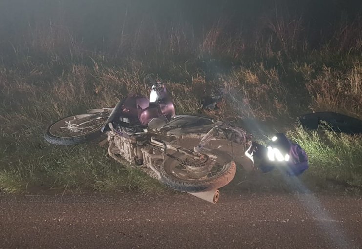 Motociclista con lesiones graves en accidente en ruta 23