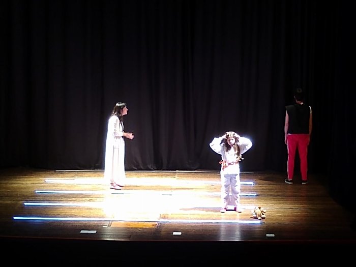 Suardi disfrutó de la obra teatral 