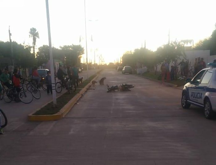 Brinkmann: Un lesionado en choque de motos