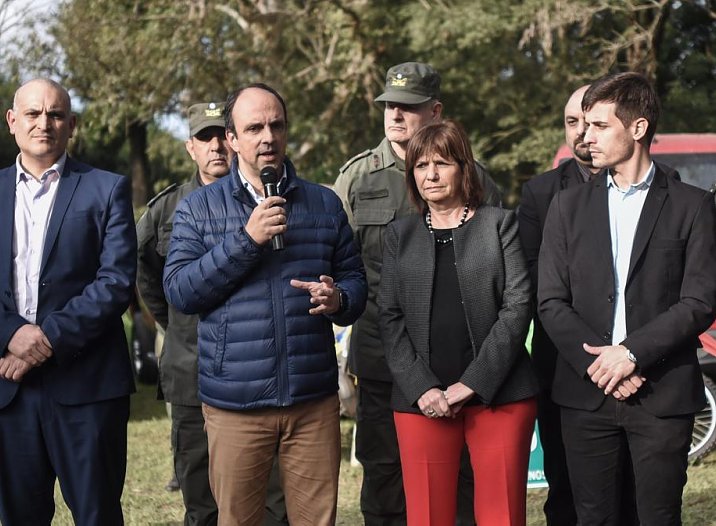 Bullrich estuvo en Rafaela por un procedimiento anti trata