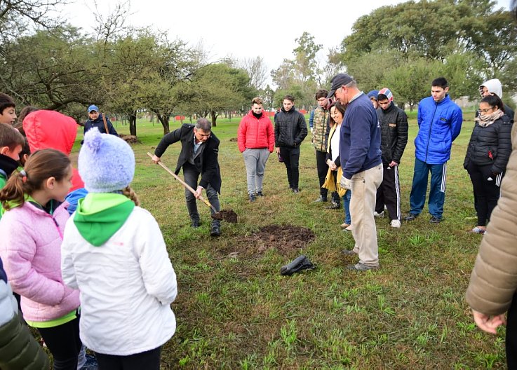 Morteros celebró el Día del Medio Ambiente plantando árboles