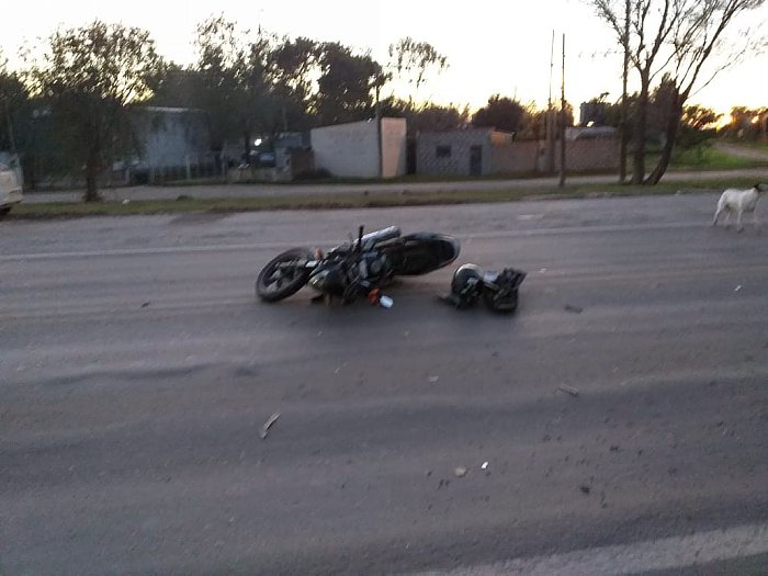 Sunchales: Motociclista lesionado de gravedad en otro accidente en la ruta 34