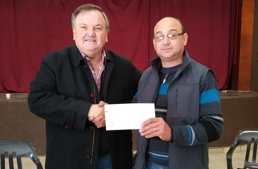 Michlig entregó aportes Villa Trinidad, San Guillermo y Monigotes