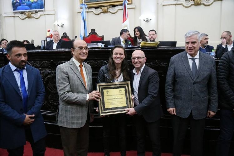 La Legislatura de Córdoba reconoció a Florencia Bonsegundo