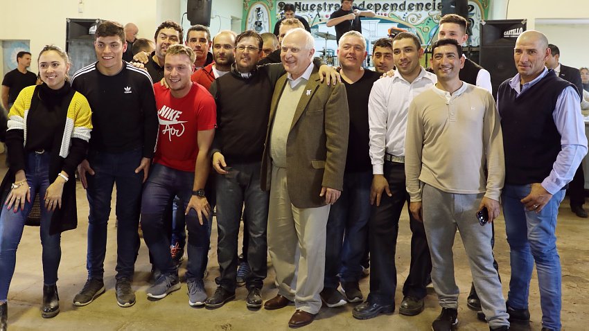 Lifschitz participó en los festejos patronales de Eustolia