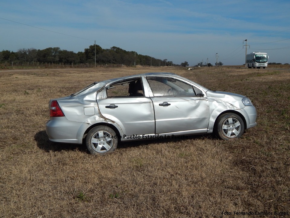 Matrimonio de Porteña se accidentó en cercanías de La Puerta