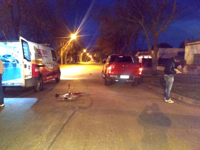 Jovencito lesionado en un accidente en Brinkmann