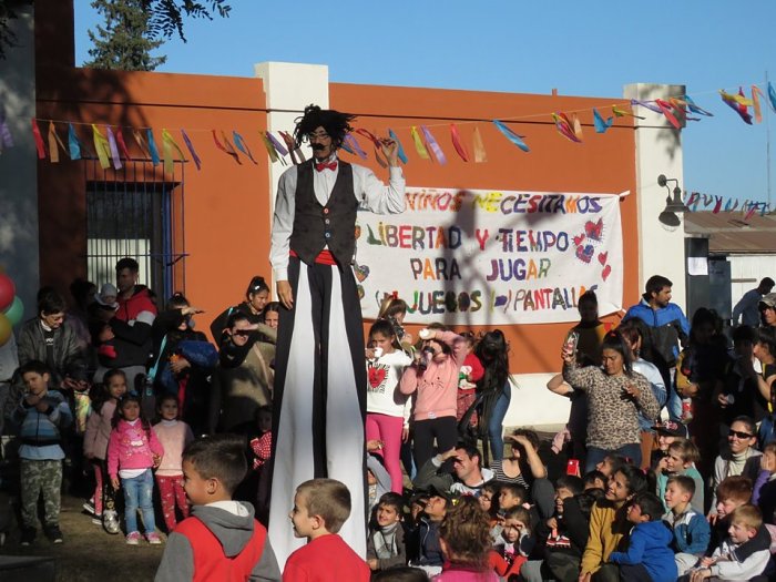 Los niños tuvieron su gran festejo en el predio del Ferrocarril
