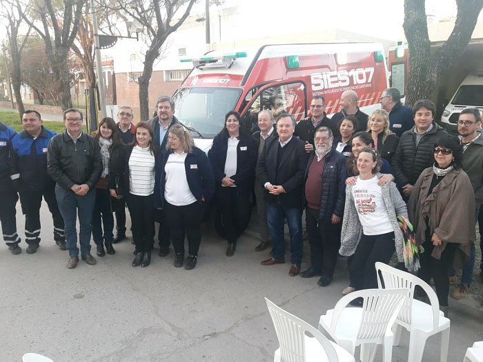 San Guillermo recibió una ambulancia de alta complejidad