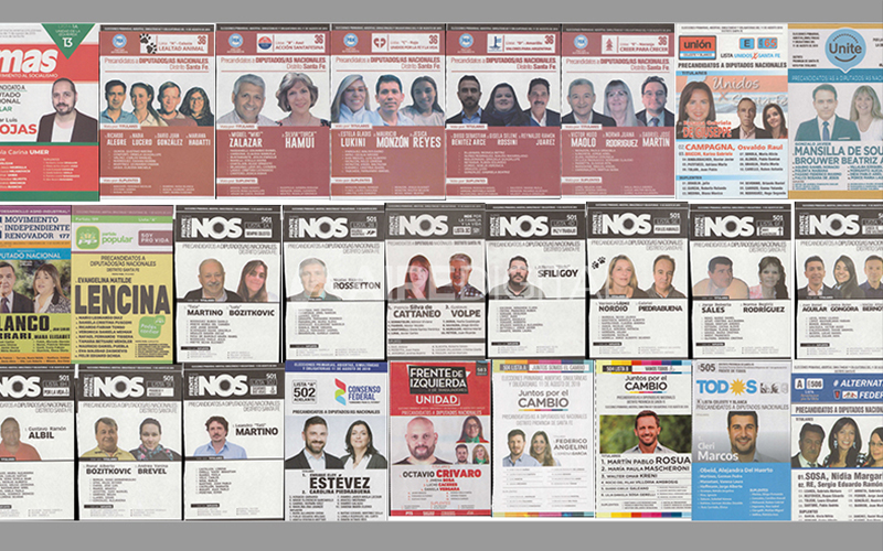 Estos son los precandidatos a diputados por Santa Fe