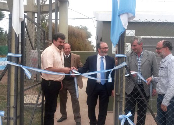 Inauguraron cisternas de agua potable en Valtelina y Altos de Chipión