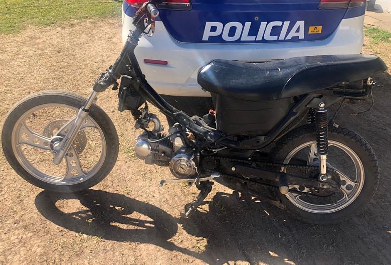 Menor implicado en el robo de motos en Brinkmann