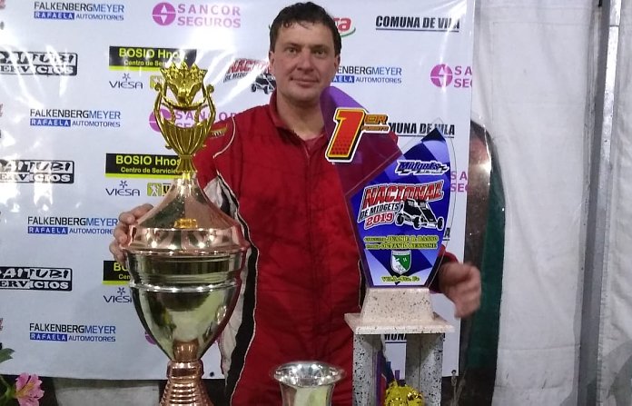 Hernán Filippi ganó el Nacional de Midgets