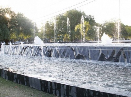 Morteros: Inauguran una fuente en homenaje a los ex combatientes de Malvinas