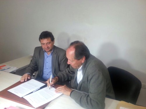 Morteros: Firmaron convenio para el saneamiento de aguas
