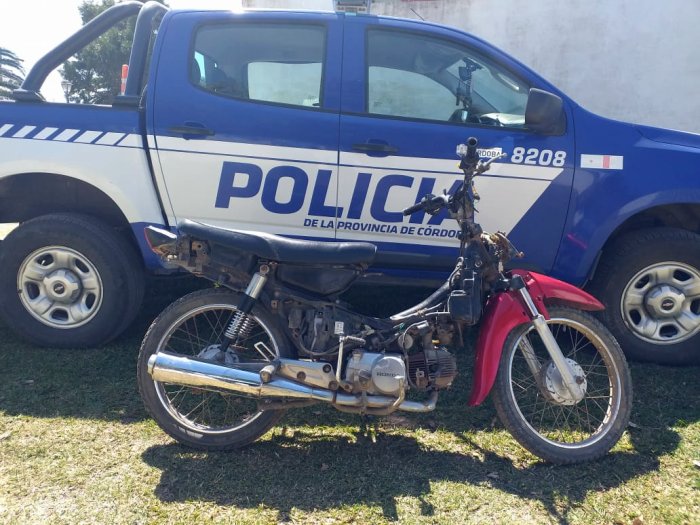 Recuperaron en Brinkmann una moto robada en Suardi