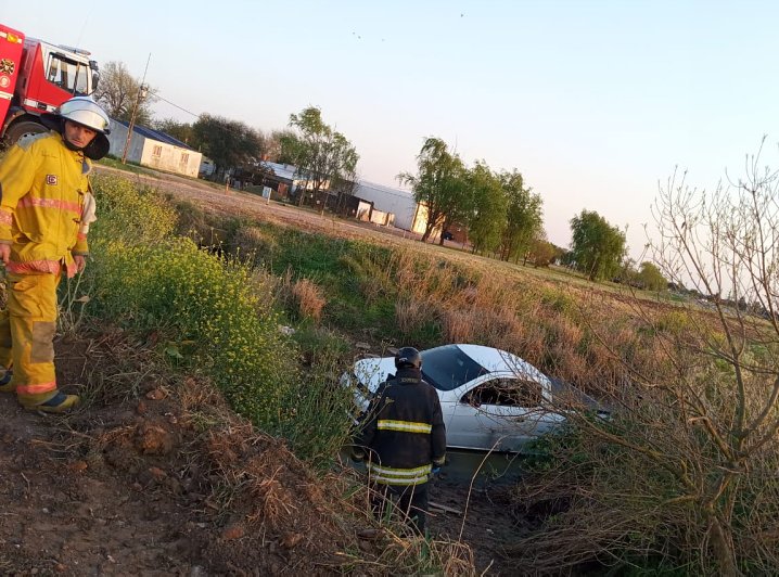 Accidente sin lesionados en Freyre