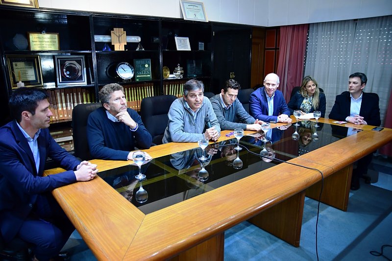 Morteros: El Intendente Bría recibió a funcionarios nacionales