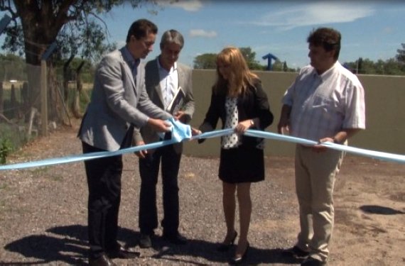 Col. Vignaud: Inauguraron la ampliación de la cisterna de agua potable