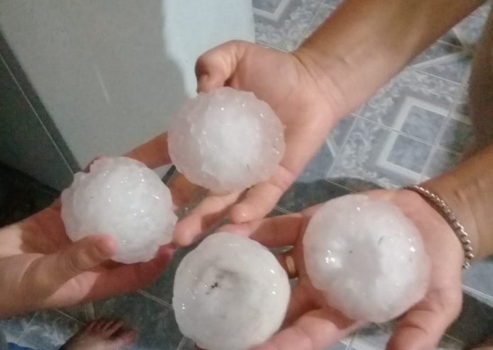 Villa Trinidad sufrió las consecuencias del granizo