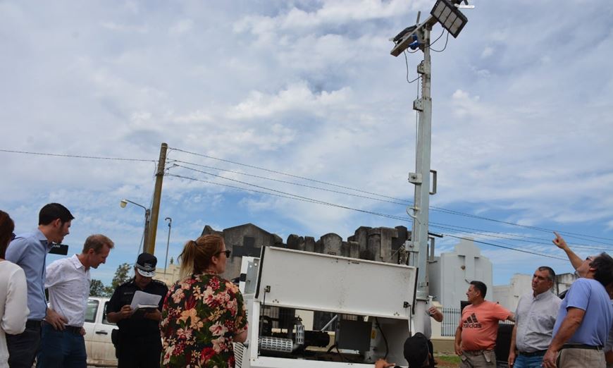 Sunchales: Mejoran la iluminación en el tramo urbano de la 34 