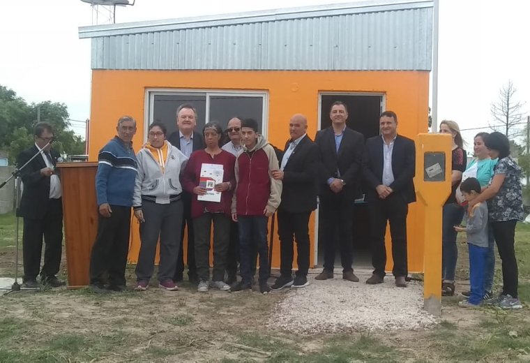 Moisés Ville: Inauguraron viviendas sociales y obras viales