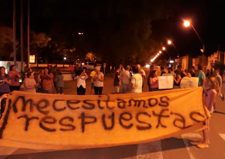 Nueva marcha de los vecinos por la estafa en Chipión