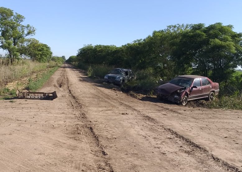 Varios lesionados en un accidente en zona rural de Suardi