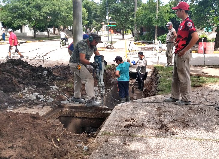 Brinkmann: El municipio trabaja en la limpieza de desagües