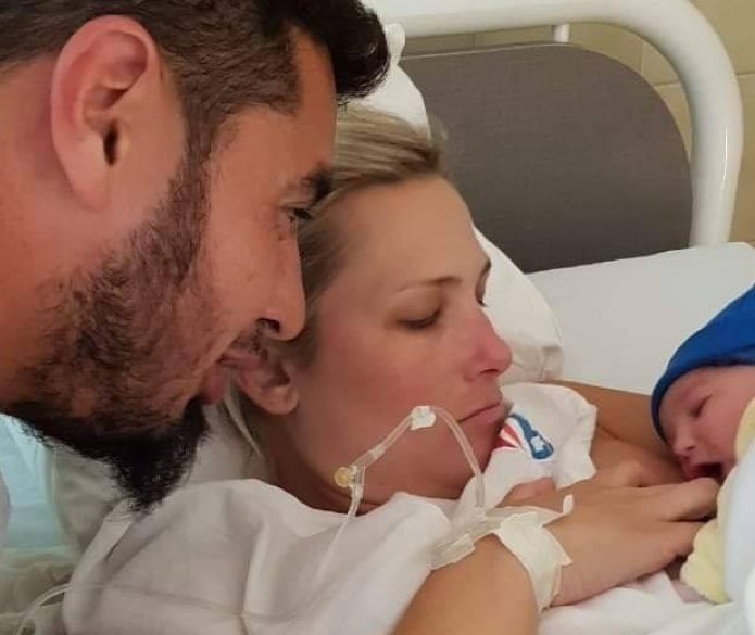 El primer bebé nacido en Morteros es de Suardi