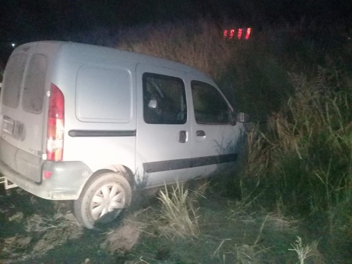 Accidente en zona rural de Villa Trinidad