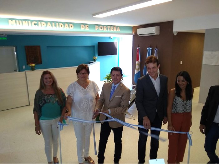 Porteña: Inauguraron ampliaciones en el edificio municipal