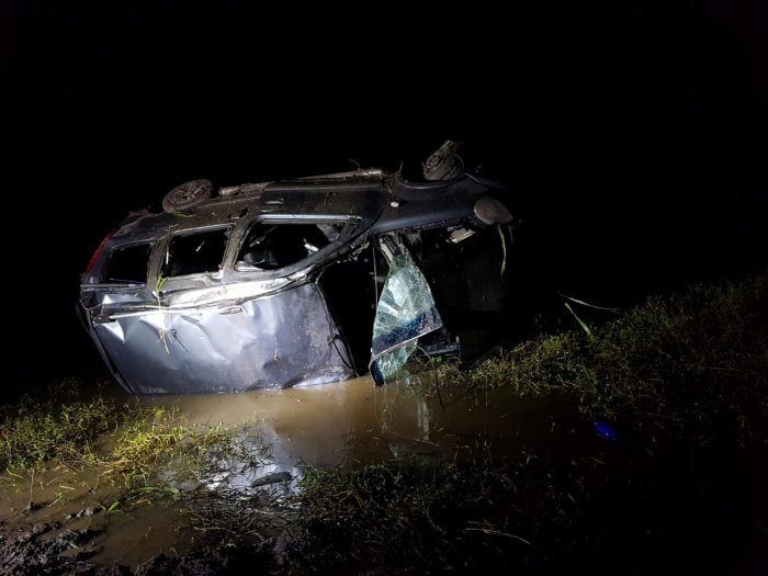 Arrufó: Se accidentó por culpa del mal estado de la ruta