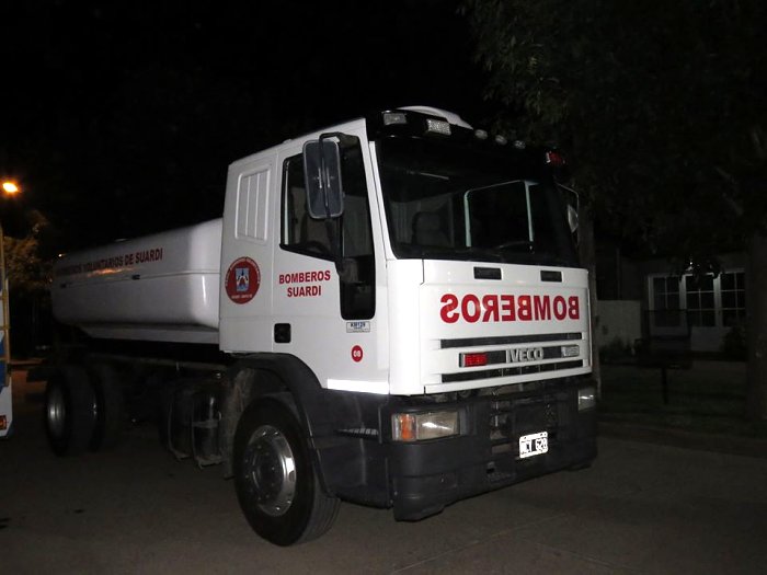Bomberos de Suardi presentaron nueva unidad