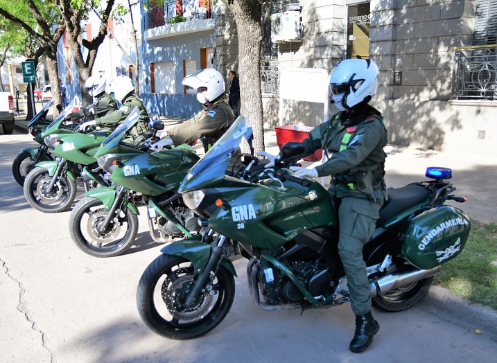 Gendarmería realiza controles en Morteros  y hubo cinco detenidos